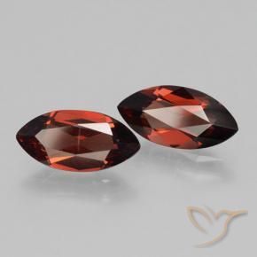 4.01 ctw Red Pyrope Garnet Stones, Natural Pyrope Garnet in Marquise Facet Shape for Sale