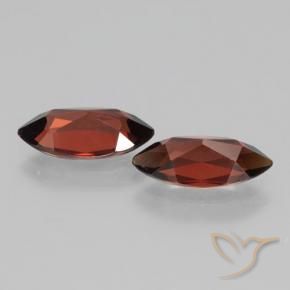 Pyrope Garnet Gemstones in 12 x 5.9 mm Size for Sale, Pyrope Garnet Stones in Sangria Red Color