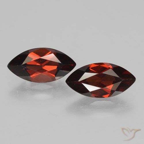 4.3 ct Marquise Cut Pyrope Garnet, 12.1 x 6.1 mm From Mozambique, Photo A