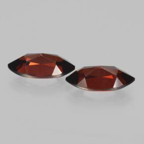 Pyrope Garnet Gemstones in 12 x 6 mm (calibrated) Size for Sale, Pyrope Garnet Stones in Deep Red Color