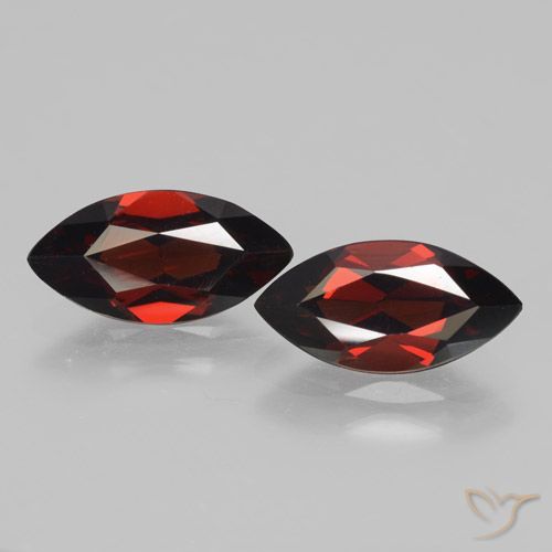 3.96 ct Marquise Cut Pyrope Garnet, 11.9 x 5.9 mm From Mozambique, Photo A