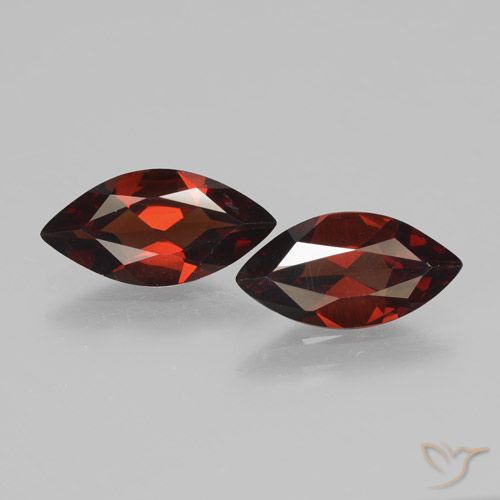2.93ctw Natural Sangria Red Pyrope Garnet, Marquise, VVS-VS