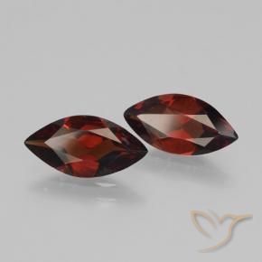 2.93 ctw Red Pyrope Garnet Stones, Natural Pyrope Garnet in Marquise Facet Shape for Sale