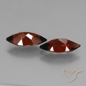 Pyrope Garnet Gemstones in 12.1 x 6 mm Size for Sale, Pyrope Garnet Stones in Sangria Red Color