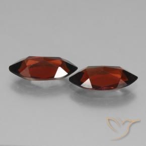 Pyrope Garnet Gemstones in 12.1 x 5.9 mm Size for Sale, Pyrope Garnet Stones in Sangria Red Color