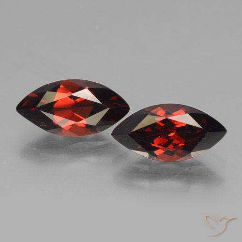 4.06 ct Marquise Cut Pyrope Garnet, 11.8 x 5.9 mm From Mozambique, Photo A