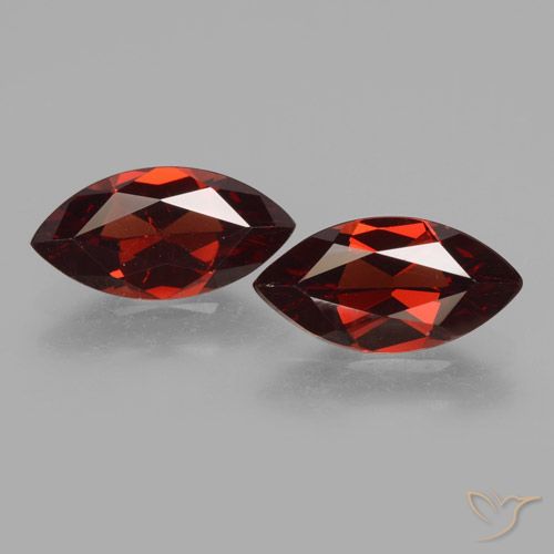3.68ctw Natural Dark Red Pyrope Garnet, Marquise, VVS-VS