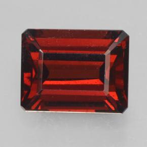 3.04 ct Red Pyrope Garnet Gemstone, Pyrope Garnet Gem in Octagon Step Cut Shape for Sale.