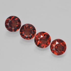 Medium Red Pyrope Garnet Gem - 1ct Round Facet (ID: 463825)