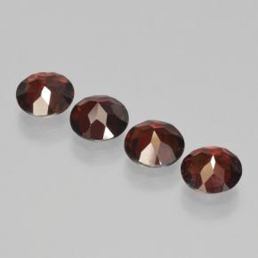 Pyrope Garnet Gemstones in 6 mm (calibrated) Size for Sale, Pyrope Garnet Stones in Deep Blood Red Color