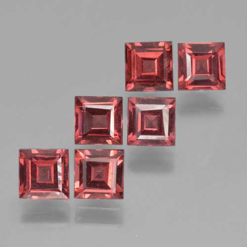 0.4ct Square Step-Cut Red Pyrope Garnet Gem for sale 0.4ct Square Step-Cut Red Pyrope Garnet Gem (ID: 464199)