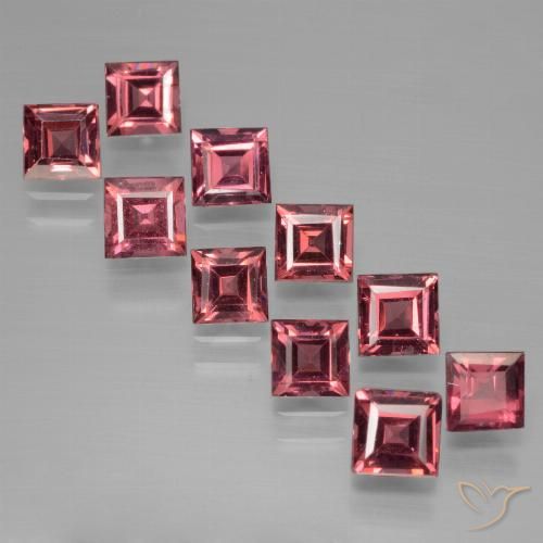 4.54ctw Natural Merlot Red Pyrope Garnet, Square, VS