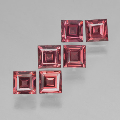 Merlot Red Pyrope Garnet Gem - 0.4ct Square Step-Cut (ID: 464341)