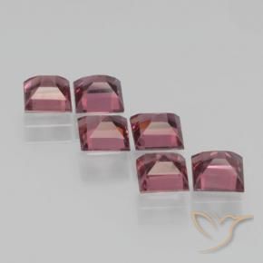 Pyrope Garnet Gemstones in 4 x 4 mm (calibrated) Size for Sale, Pyrope Garnet Stones in Dark Red Color