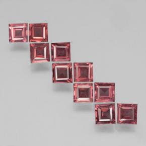 Deep Wine Red Pyrope Garnet Gem - 0.4ct Square Step-Cut (ID: 464404)