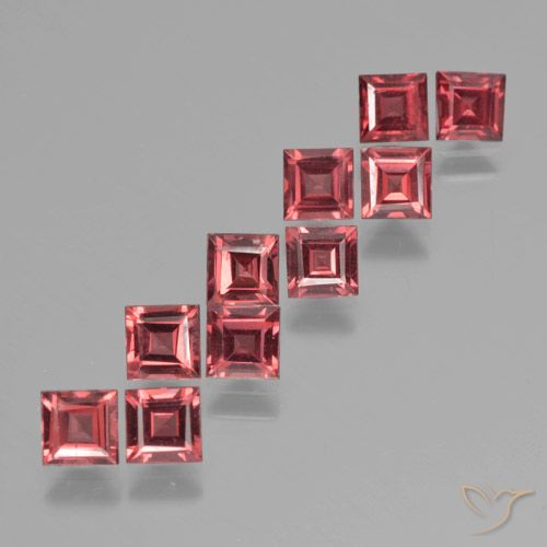 4.03ctw Natural Scarlet Red Pyrope Garnet, Square, VS