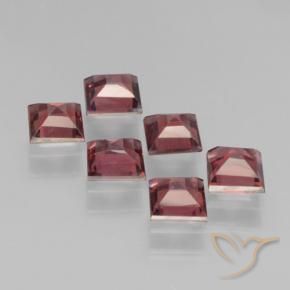 Pyrope Garnet Gemstones in 4 x 4 mm (calibrated) Size for Sale, Pyrope Garnet Stones in Deep Red Color