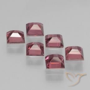 Pyrope Garnet Gemstones in 4 x 4 mm (calibrated) Size for Sale, Pyrope Garnet Stones in Deep Red Color