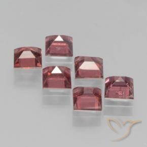 Pyrope Garnet Gemstones in 4 x 4 mm (calibrated) Size for Sale, Pyrope Garnet Stones in Scarlet Red Color
