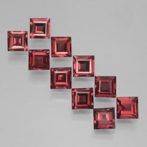 tiefrot Pyrop-Granat Edelstein - 0.4ct Caree Stufenschliff (ID: 464452)