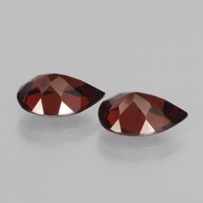Pyrope Garnet Gemstones in 10 x 7 mm (calibrated) Size for Sale, Pyrope Garnet Stones in Deep Blood Red Color