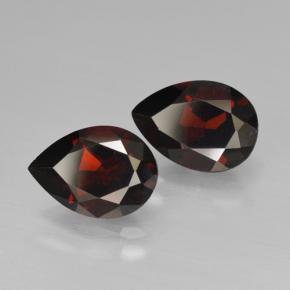 4.85 ctw Red Pyrope Garnet Stones, Natural Pyrope Garnet in Pear Facet Shape for Sale