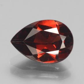 2.24 ct Red Pyrope Garnet Gemstone, Pyrope Garnet Gem in Pear Facet Shape for Sale.