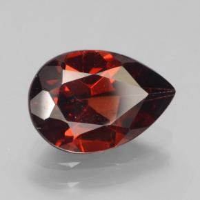 2.24 ct Red Pyrope Garnet Stone, Natural Pyrope Garnet in Pear Facet Shape for Sale