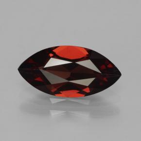 Rojo oscuro Granate Piropo Gema - 1.8ct Forma marquesa (ID: 465756)