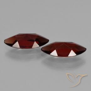 Pyrope Garnet Gemstones in 12 x 5.9 mm Size for Sale, Pyrope Garnet Stones in Deep Blood Red Color