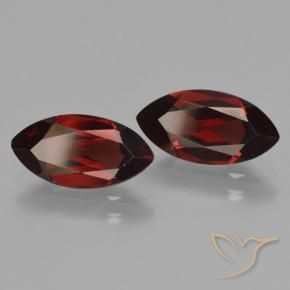 4.18 ctw Red Pyrope Garnet Stones, Natural Pyrope Garnet in Marquise Facet Shape for Sale