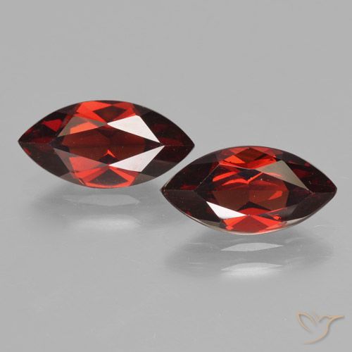 3.98ctw Natural Dark Red Pyrope Garnet, Marquise, VVS-VS