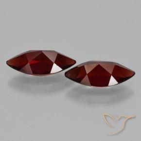 Pyrope Garnet Gemstones in 12 x 6 mm Size for Sale, Pyrope Garnet Stones in Dark Red Color