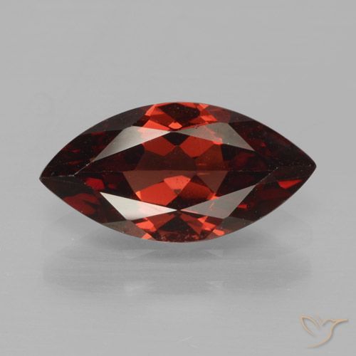 1.84ct Natural Deep Blood Red Pyrope Garnet, Marquise, VS