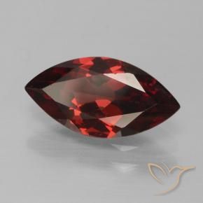 1.84 ct Red Pyrope Garnet Stone, Natural Pyrope Garnet in Marquise Facet Shape for Sale