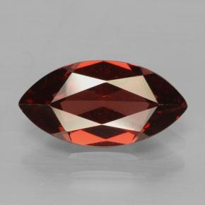 2.11 ct Red Pyrope Garnet Gemstone, Pyrope Garnet Gem in Marquise Facet Shape for Sale.