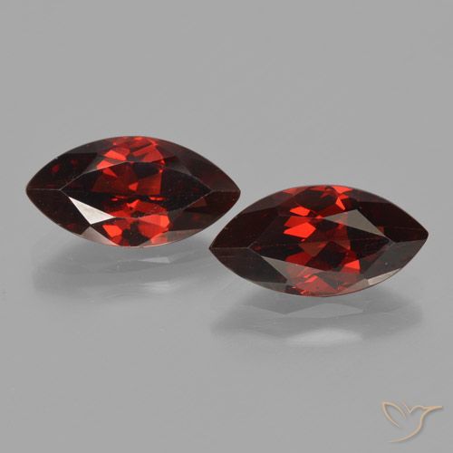 4.36 ct Marquise Cut Pyrope Garnet, 12 x 6.1 mm From Mozambique, Photo A