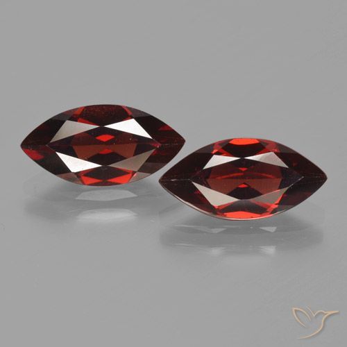 3.84ctw Natural Dark Red Pyrope Garnet, Marquise, VVS-VS