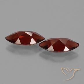 Pyrope Garnet Gemstones in 12 x 5.8 mm Size for Sale, Pyrope Garnet Stones in Dark Red Color