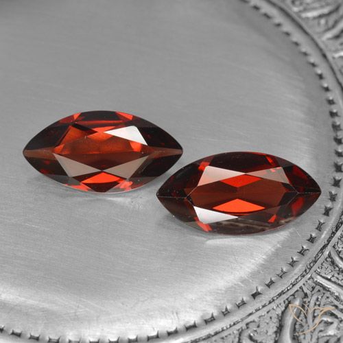 3.56ctw Natural Deep Blood Red Pyrope Garnet, Marquise, VVS-VS