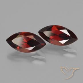 4.54 ctw Red Pyrope Garnet Stones, Natural Pyrope Garnet in Marquise Facet Shape for Sale
