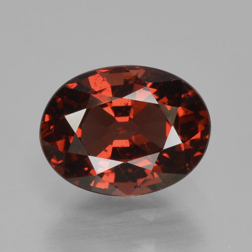 Deep Red Pyrope Garnet Gem - 1.6ct Oval Facet (ID: 465912)
