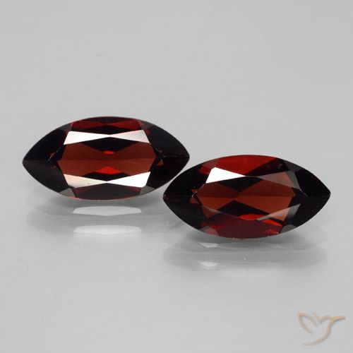 4.37 ct Marquise Cut Pyrope Garnet, 12.1 x 6.1 mm From Mozambique, Photo A