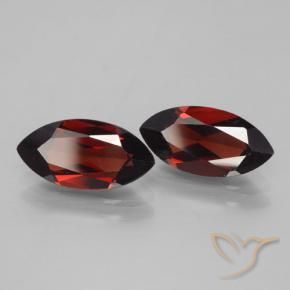 4.37 ctw Red Pyrope Garnet Stones, Natural Pyrope Garnet in Marquise Facet Shape for Sale