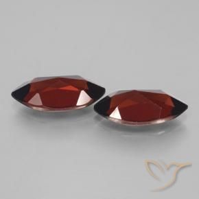 Pyrope Garnet Gemstones in 12.1 x 6.1 mm Size for Sale, Pyrope Garnet Stones in Dark Red Color
