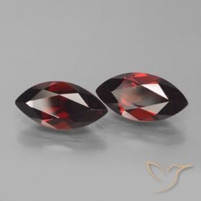 4.33 ctw Red Pyrope Garnet Stones, Natural Pyrope Garnet in Marquise Facet Shape for Sale