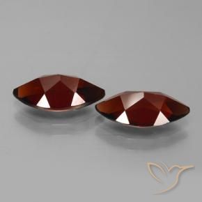 Pyrope Garnet Gemstones in 11.8 x 6 mm Size for Sale, Pyrope Garnet Stones in Deep Blood Red Color