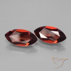 4.00 ctw Red Pyrope Garnet Stones, Natural Pyrope Garnet in Marquise Facet Shape for Sale