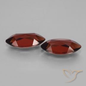 Pyrope Garnet Gemstones in 12 x 6 mm Size for Sale, Pyrope Garnet Stones in Dark Red Color