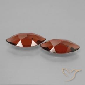 Pyrope Garnet Gemstones in 11.9 x 5.9 mm Size for Sale, Pyrope Garnet Stones in Deep Red Color
